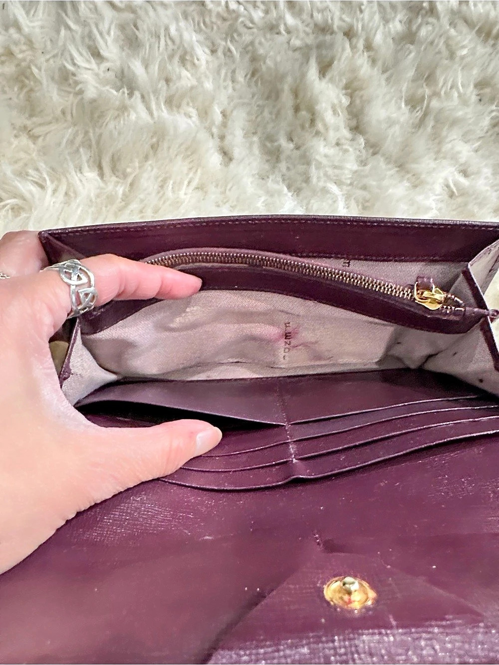 Fendi Wallet on Chain in Purple - Picture 3 of 7